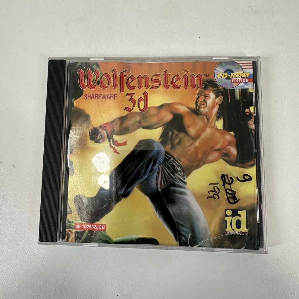 Wolfenstein 3D CD-ROM RARE Vintage Shareware Jewel case